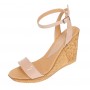 Sandale dama piele naturala cu platforme de 10 cm – Nude Lac S107NDL